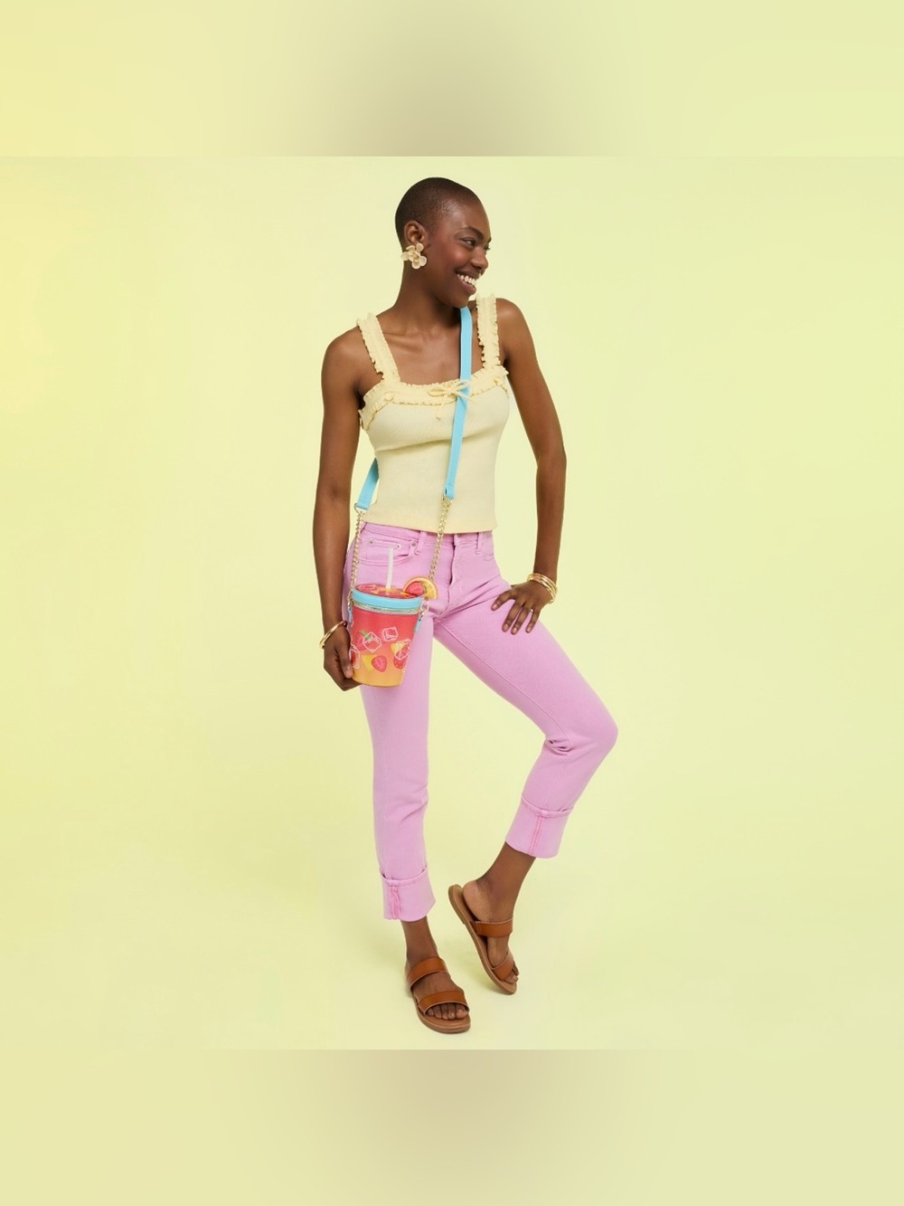 Loungefly Tropical Drink Figural Crossbody Bag - Picture 7 of 9